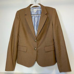 J Crew Original Schoolboy Blazer Tan Camel 10